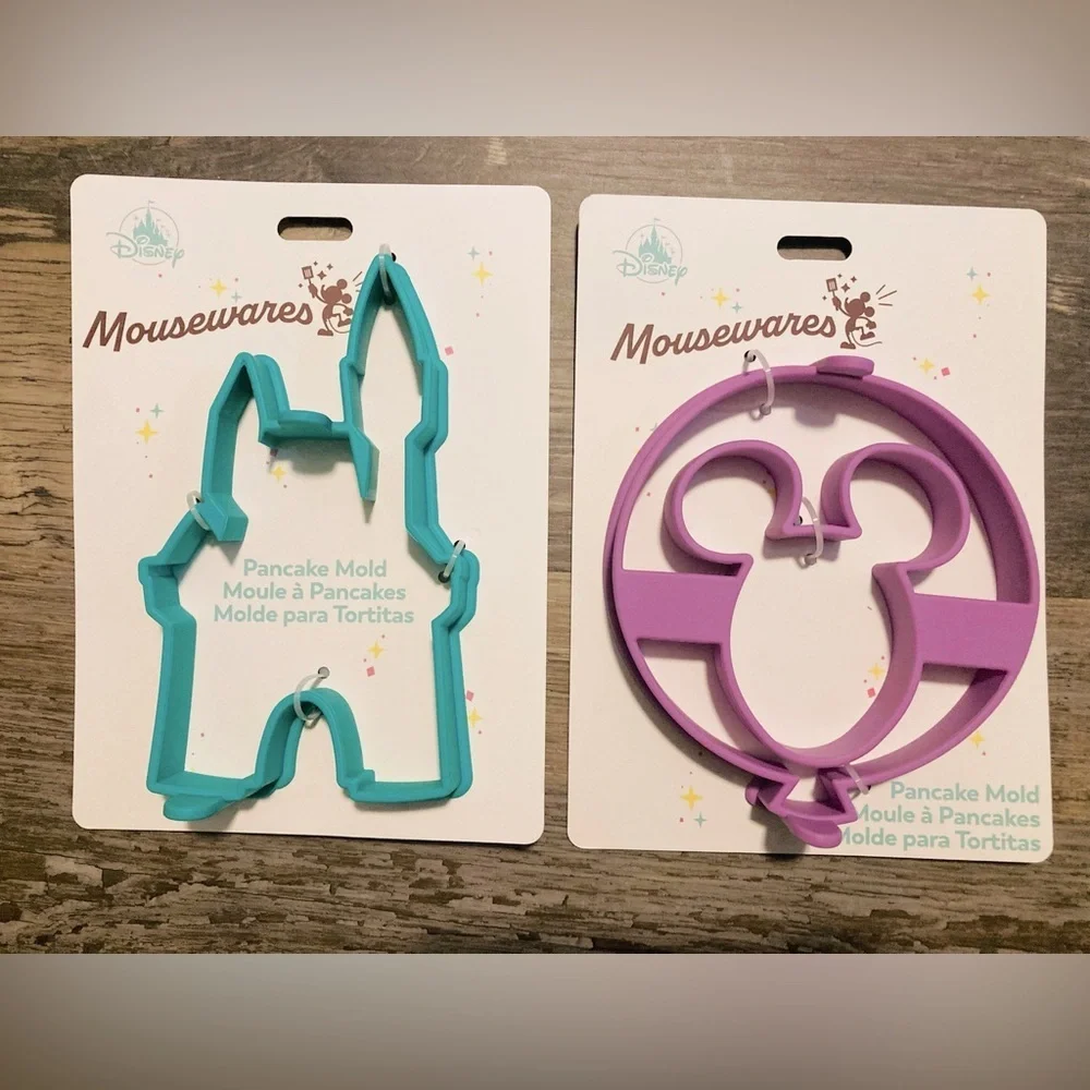 Disney Mouseware Cinderella Castle and Mickey Mouse balloon pancake mold